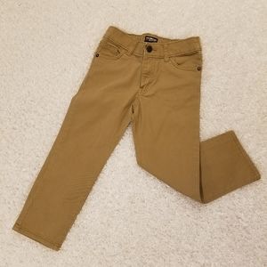 Toddler Boys Canvas Khaki Pants Size 4T